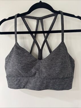 Joy Lab Gray Strappy sports bra Bralette - Women Intimates